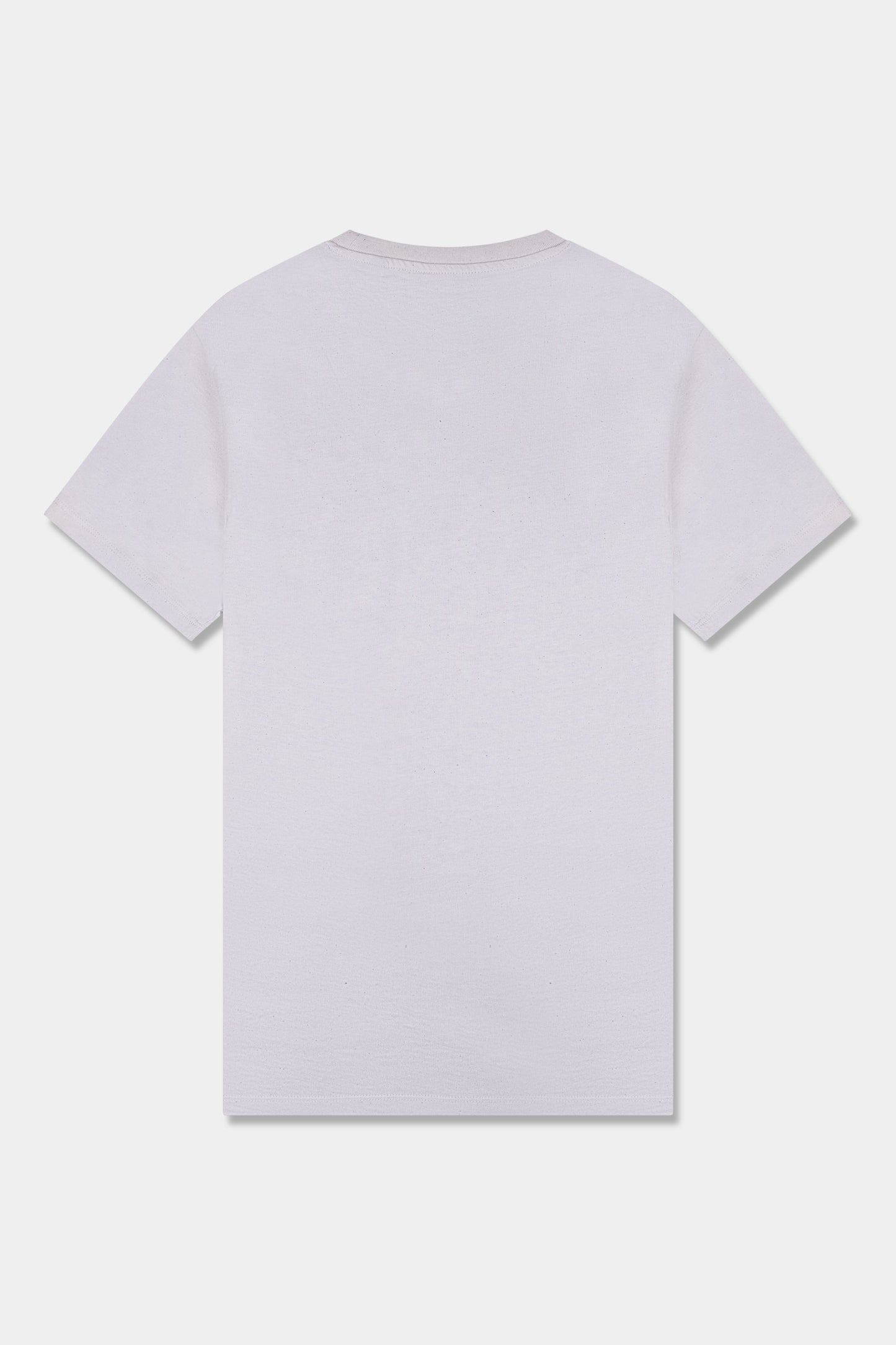 Unisex cotton t-shirt in raw natural with a comfortable fit, featuring PLUS logo perfect for casual wear