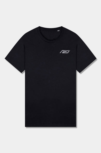 Unisex cotton t-shirt in black with a comfortable fit, featuring Who Else logo  on the back perfect for casual wear