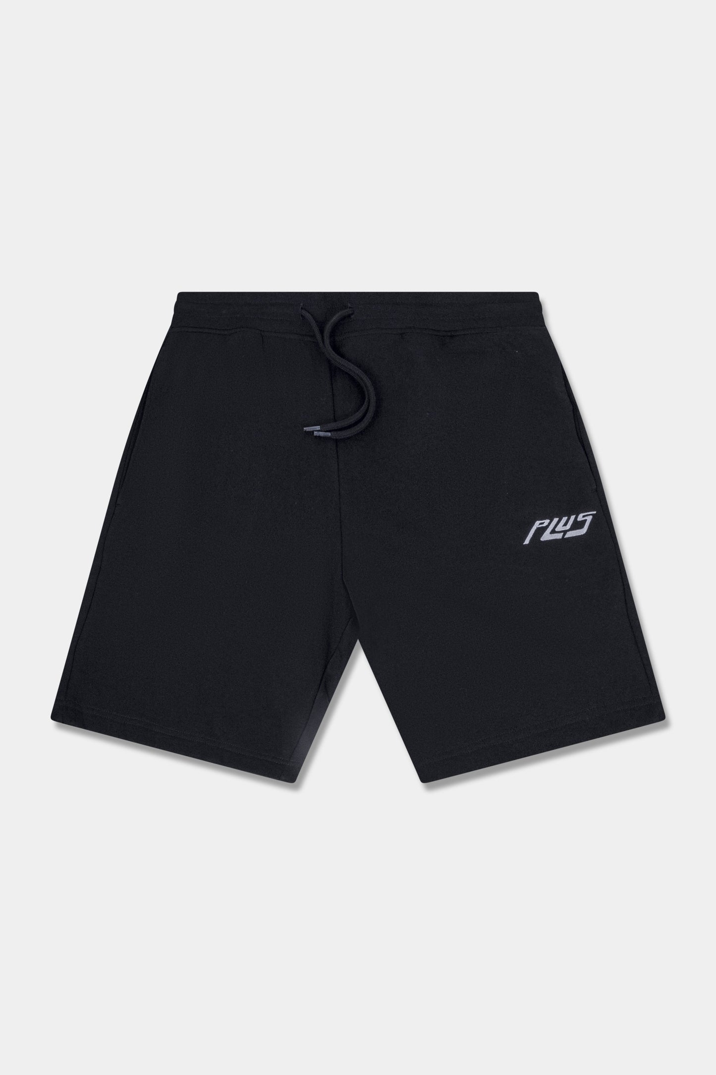 Stylish cotton blend shorts in black with deep side pockets and a relaxed fit, perfect for summer days, beach outings, and everyday comfort