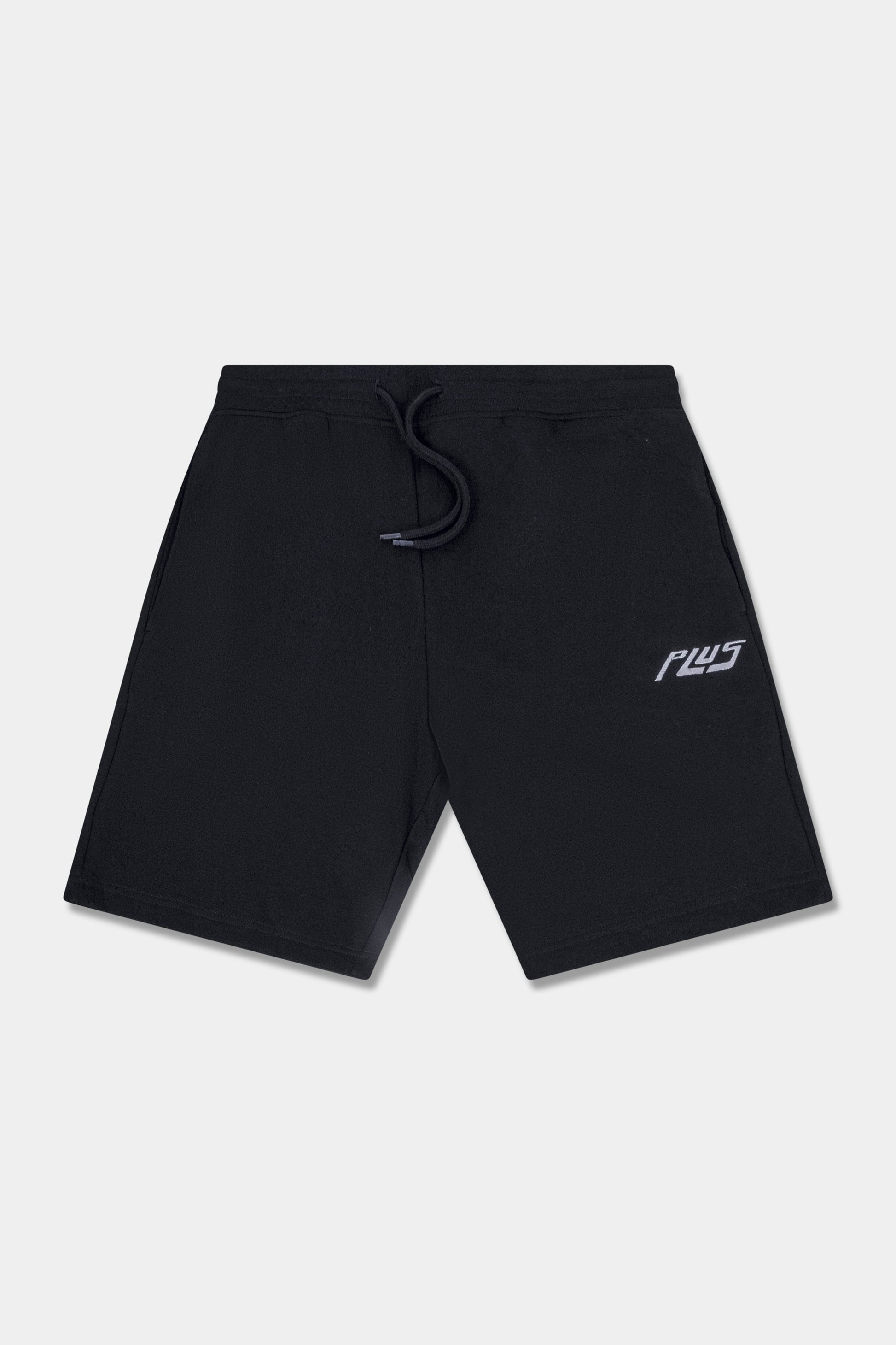 Stylish cotton blend shorts in black with deep side pockets and a relaxed fit, perfect for summer days, beach outings, and everyday comfort