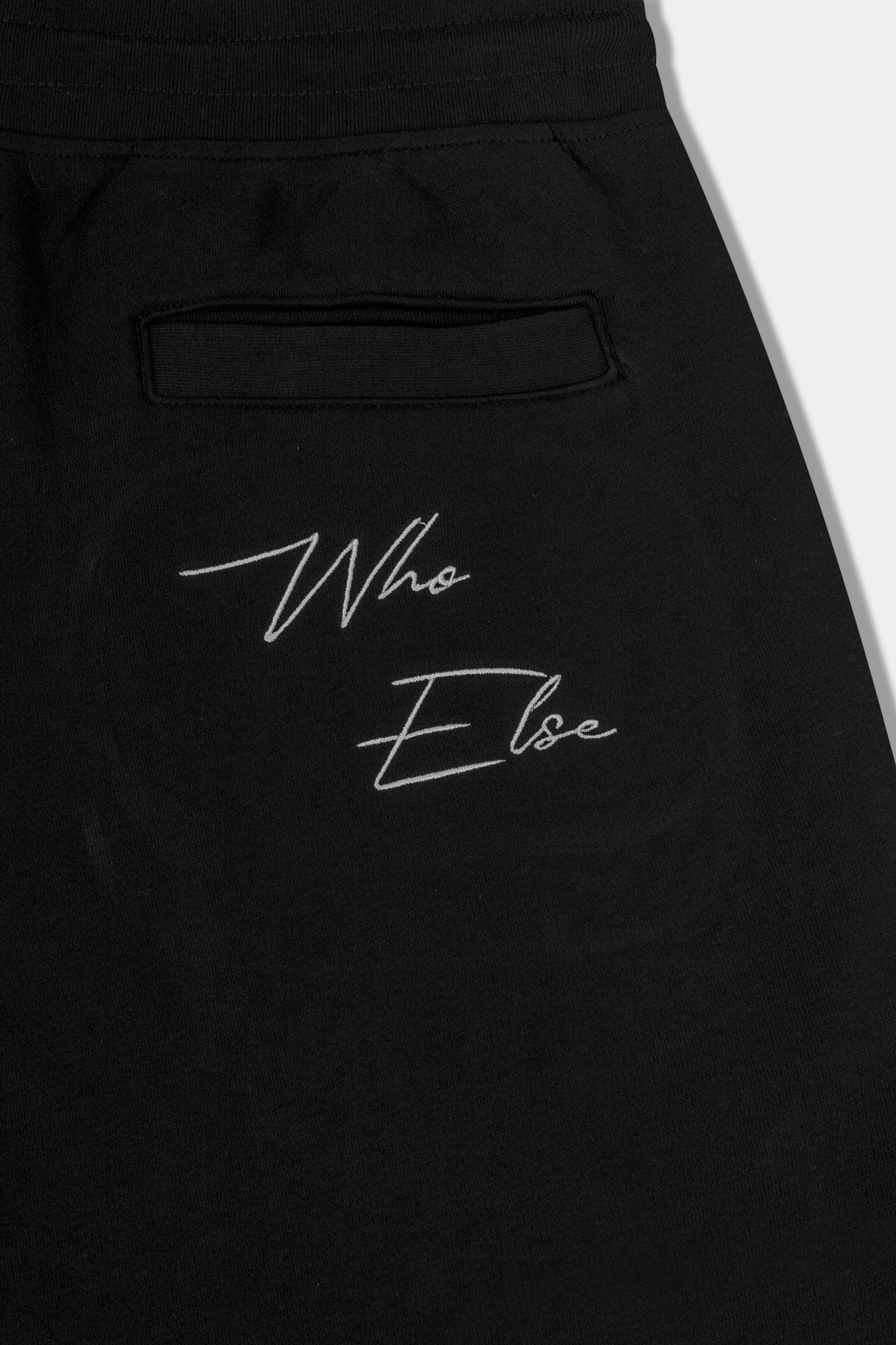 Stylish cotton blend shorts in black with deep side pockets and a relaxed fit, perfect for summer days, beach outings, and everyday comfort