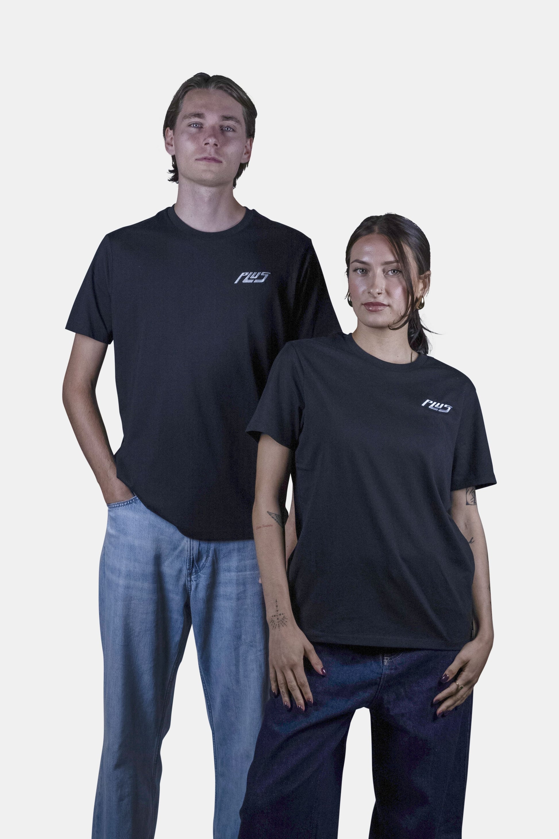 Unisex cotton t-shirt in black with a comfortable fit, featuring Who Else logo  on the back perfect for casual wear