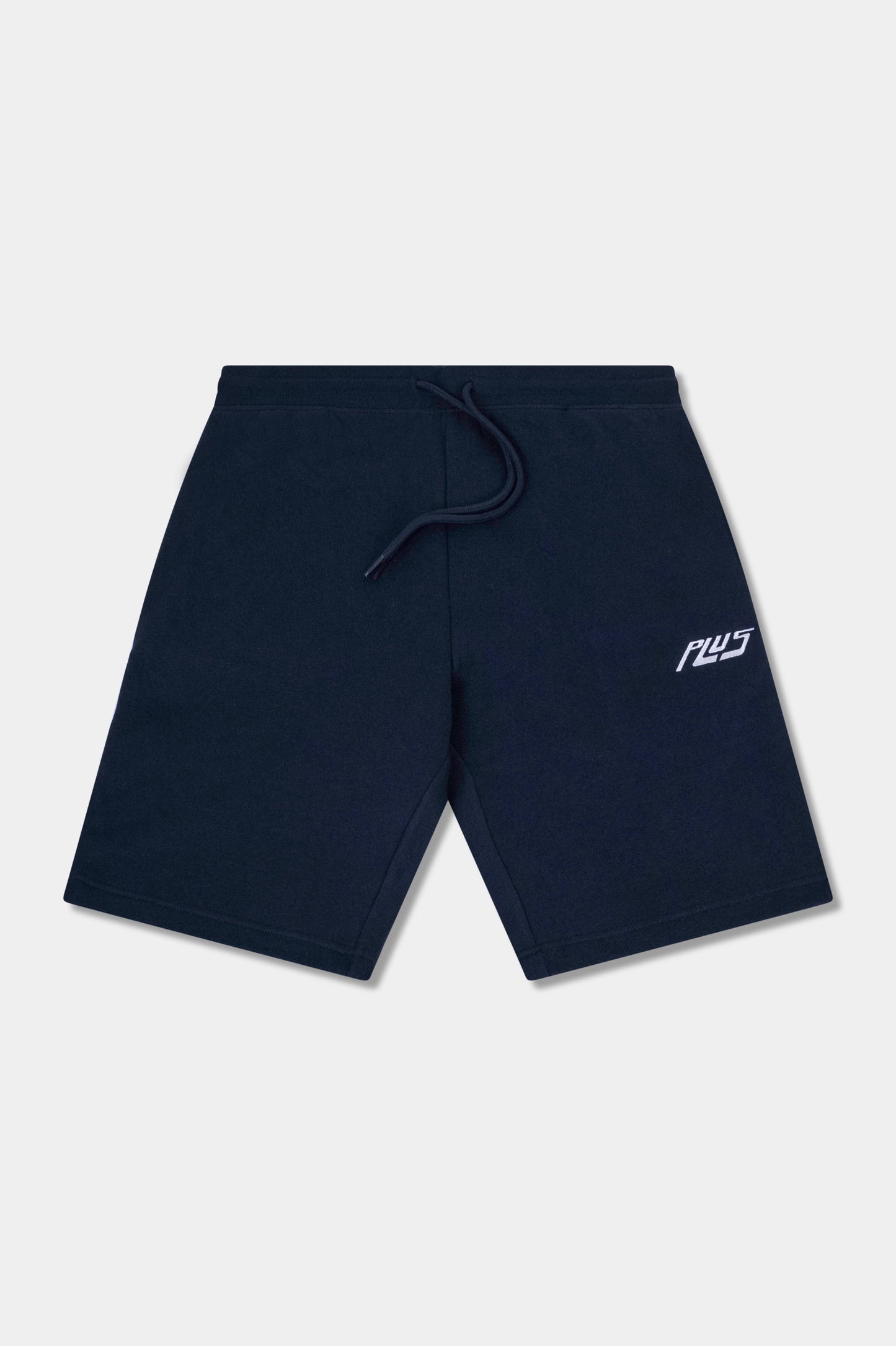 Stylish cotton blend shorts in navy blue with deep side pockets and a relaxed fit, perfect for summer days, beach outings, and everyday comfort