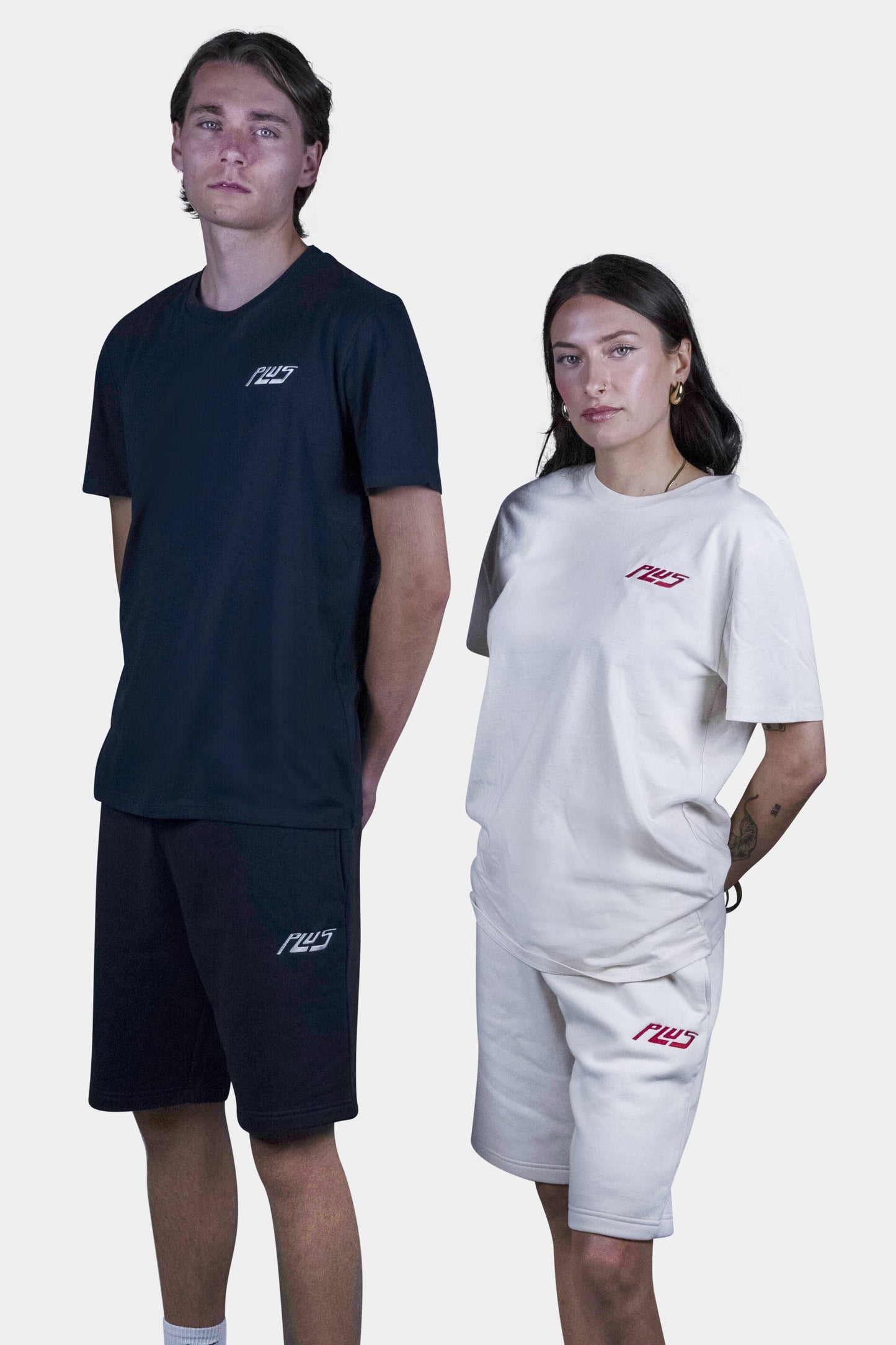 Stylish cotton blend shorts in navy blue with deep side pockets and a relaxed fit, perfect for summer days, beach outings, and everyday comfort
