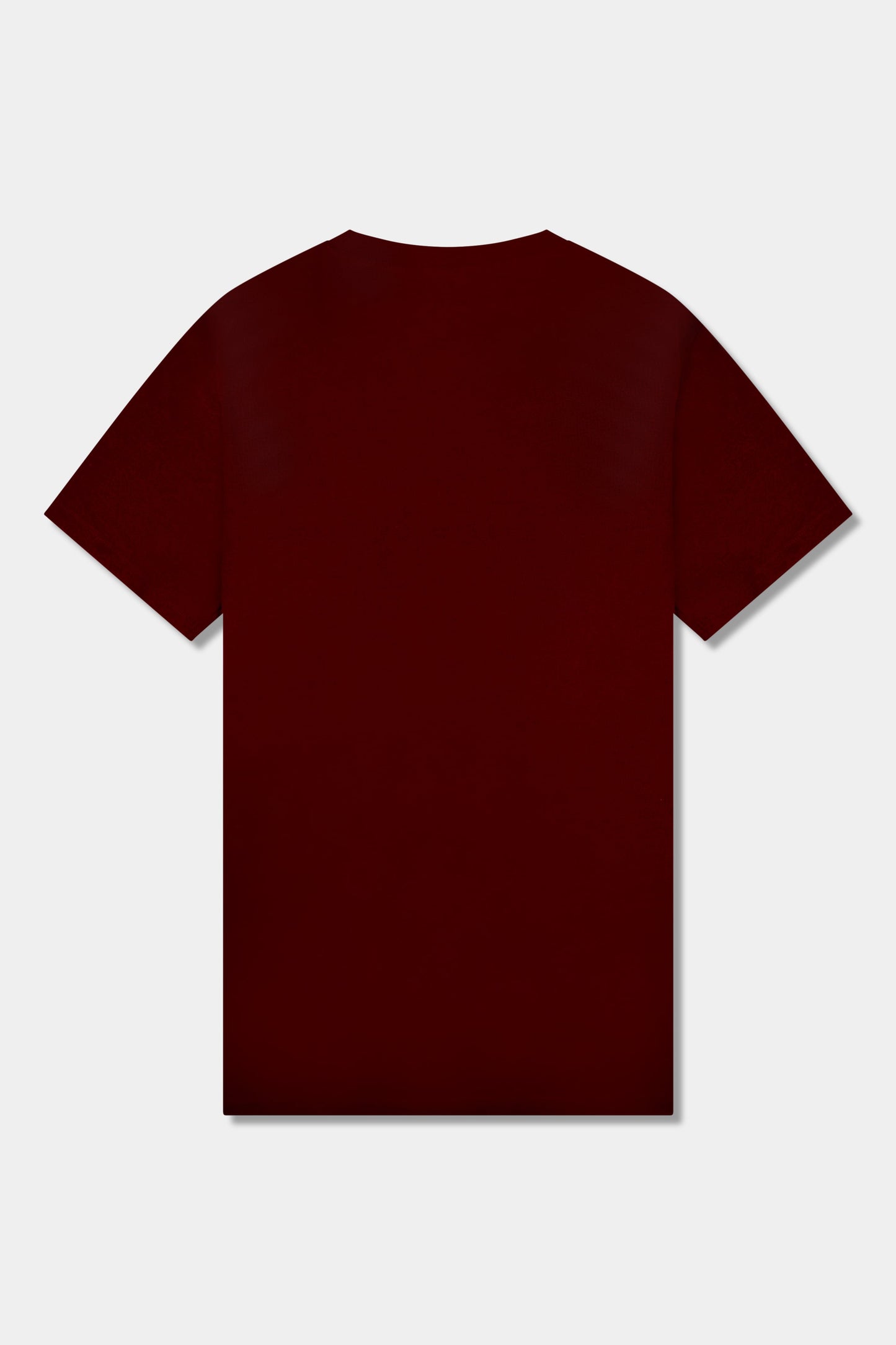 Unisex cotton t-shirt in red with a comfortable fit, featuring PLUS logo perfect for casual wear