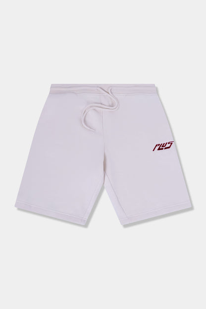 Stylish cotton blend shorts in white with deep side pockets and a relaxed fit, perfect for summer days, beach outings, and everyday comfort